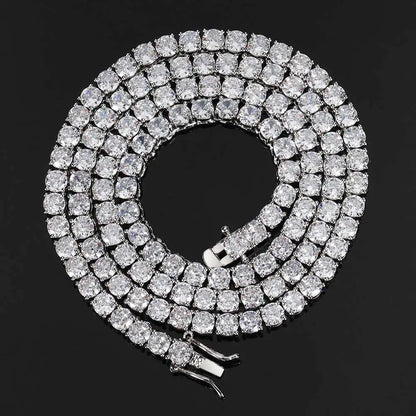 Tennis bling zirconia necklace