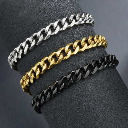 Stainless steel curb Bracelet