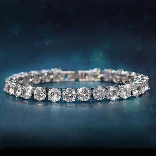 zircon Tennis Bracelets for Women with 925 Sterling Silver